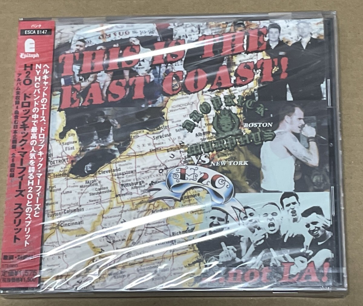 未開封 送料込 Dropkick Murphys Vs H2O - This Is The East Coast! ...Not LA! 国内盤CD / ESCA8147