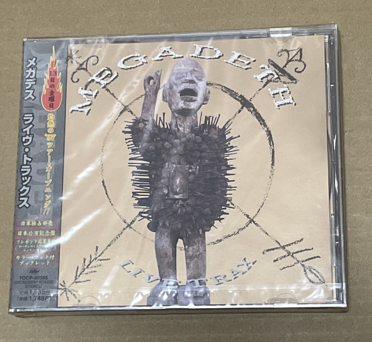 未開封 送料込 Megadeth - Live Trax 国内盤CD / メガデス - ライヴ・トラックス / TOCP50355