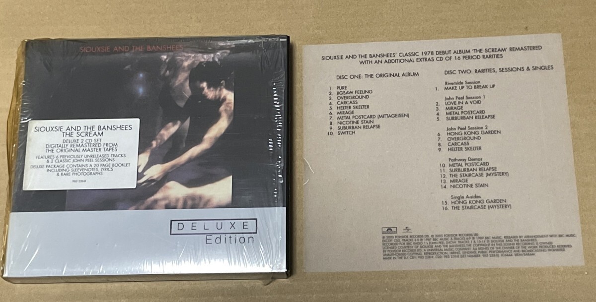 送料込 Siouxsie And The Banshees - The Scream Deluxe Edition 輸入盤2CD / 9832388