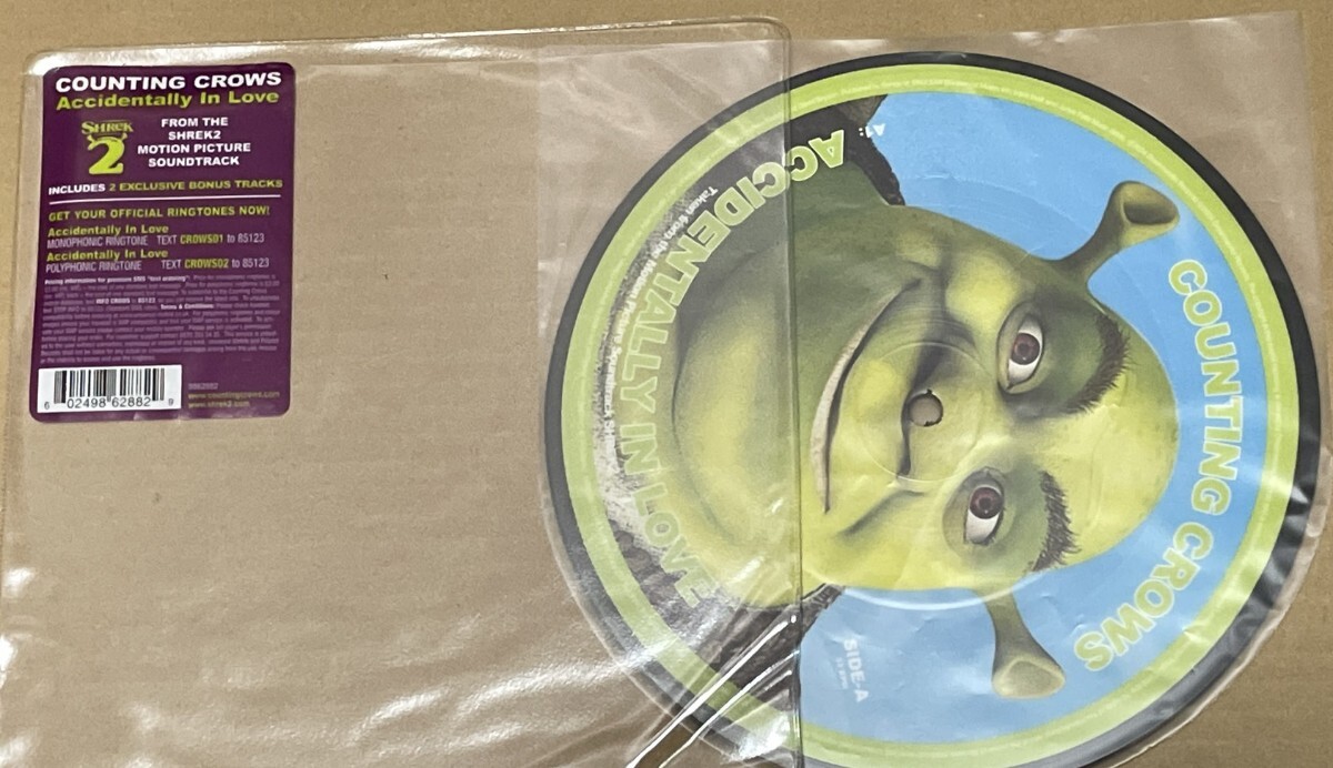 送料込 Counting Crows - Accidentally In Love 7インチ レコード / Shrek 2 / 9862882