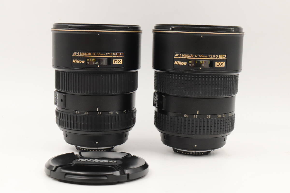 ◆306 Nikon ニコン レンズ 2本セット まとめ Nikon AF-S NIKKOR 17-55mm 1:2.8 G ED DX