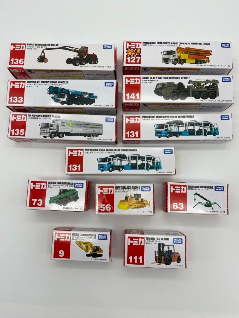 TAKARA TOMY はたらくクルマ セット 12台 ミニカー トミカ タカラトミー ☆ちょこオク☆60