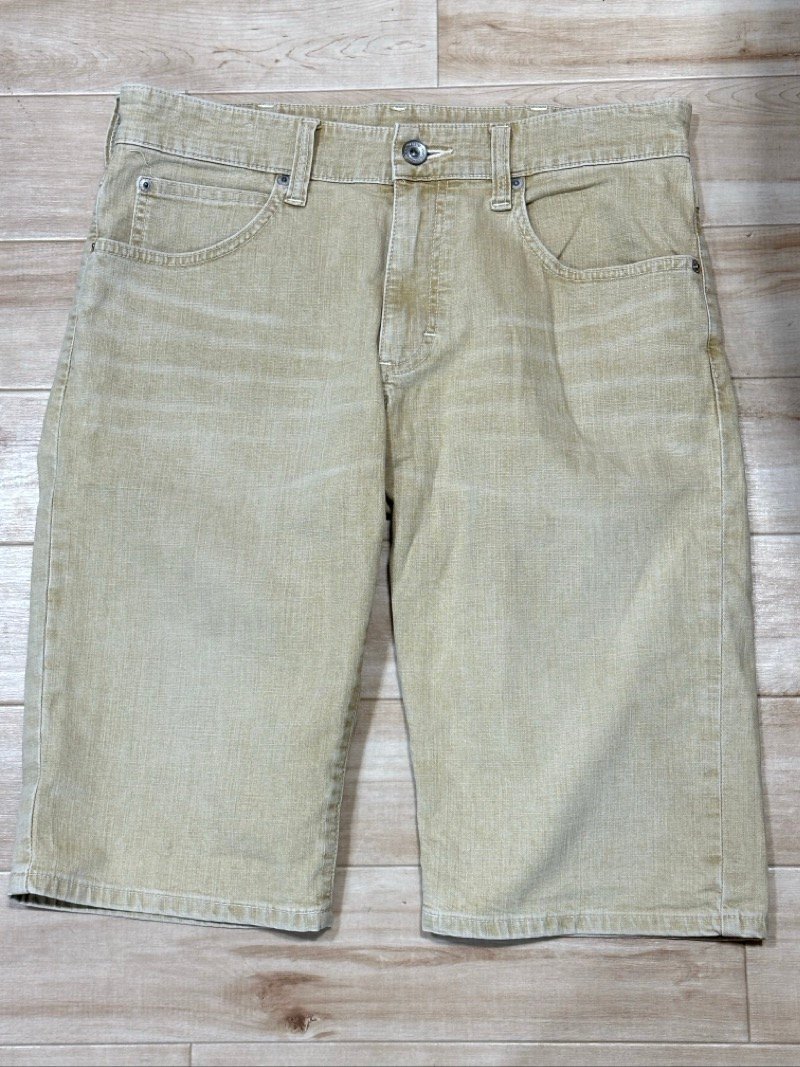 Wrangler ハーフデニム メンズ サイズ32 ベージュ ボトムス ラングラー ☆ちょこオク☆80
