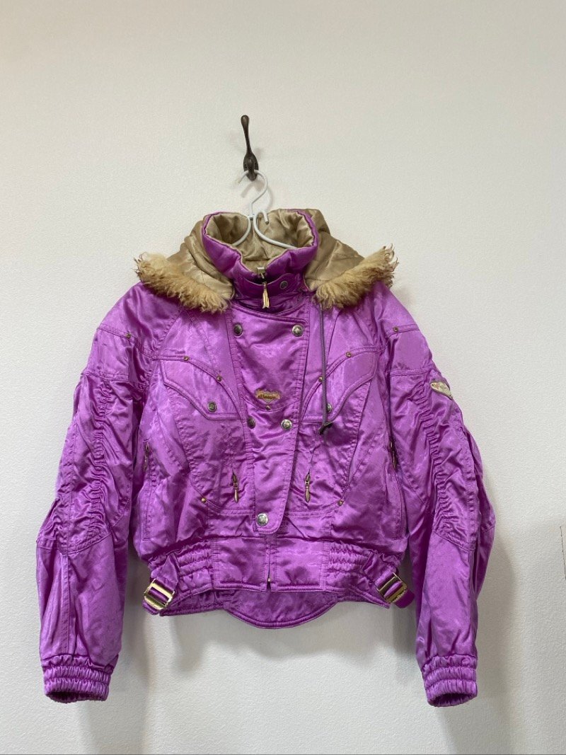 ellesse 90's ヴィンテージ スキーウェア ジャケット スキーウェア エレッセ ウィンター スポーツ レトロ　ピンク　 昭和☆ちょこオク80