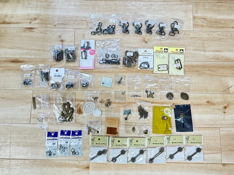 お得！ ハンドメイド 道具 まとめ 角カン 丸カン ホック 移動かん チャーム マグホック カニカン 他 手芸 ☆ちょこオク☆60