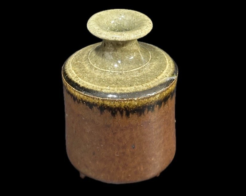 花瓶 ② 小さい花瓶 茶 アンティーク 骨董 花器 インテリア ディスプレイ 花入 茶道具 フラワーベース ☆ちょこオク☆60