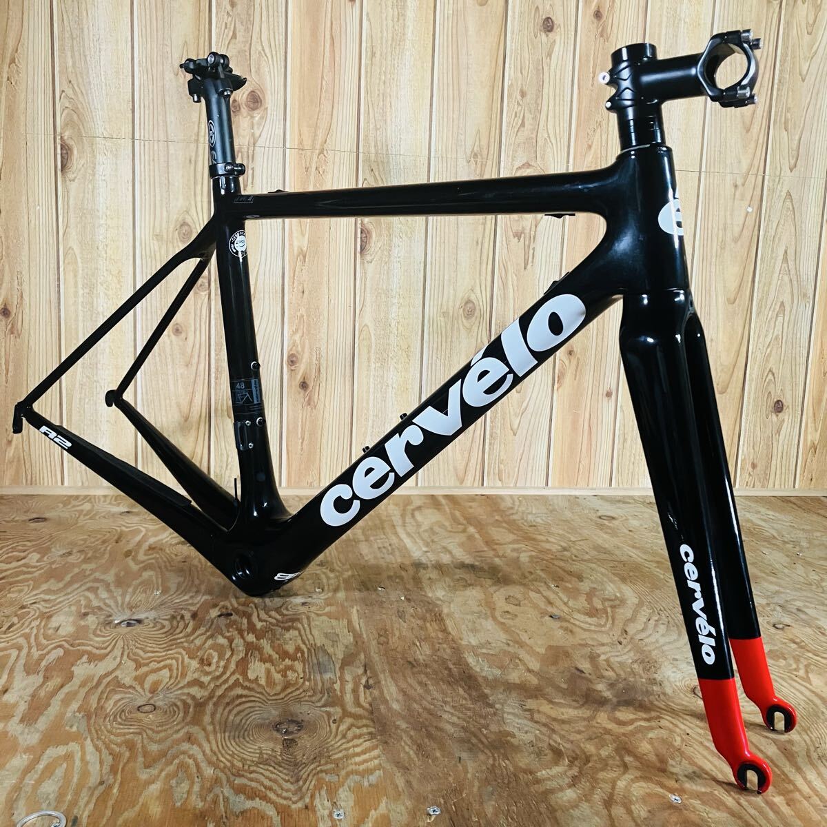 Cervlo R2 カーボン フレームセット カーボンフォーク シートポスト ステム付 サーベロ ロードバイク