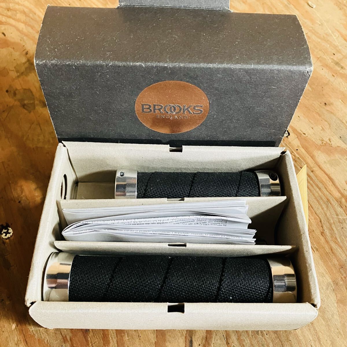 未使用品 BROOKS CAMBIUM SLENDER GRIPS 100/130mm グリップ