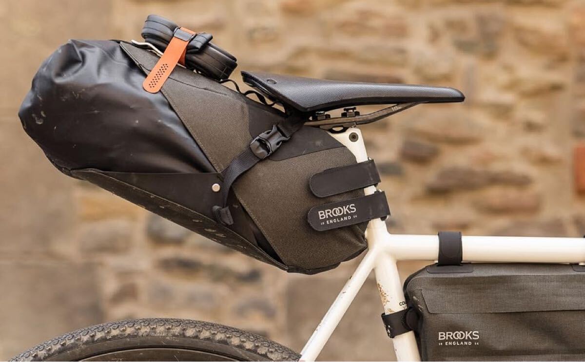 未使用品 BROOKS SCAPE SEAT BAG MUD GREEN サドルバッグ 防水 防水撥水 バッグ サイクリング ロードバイク 自転車 大容量