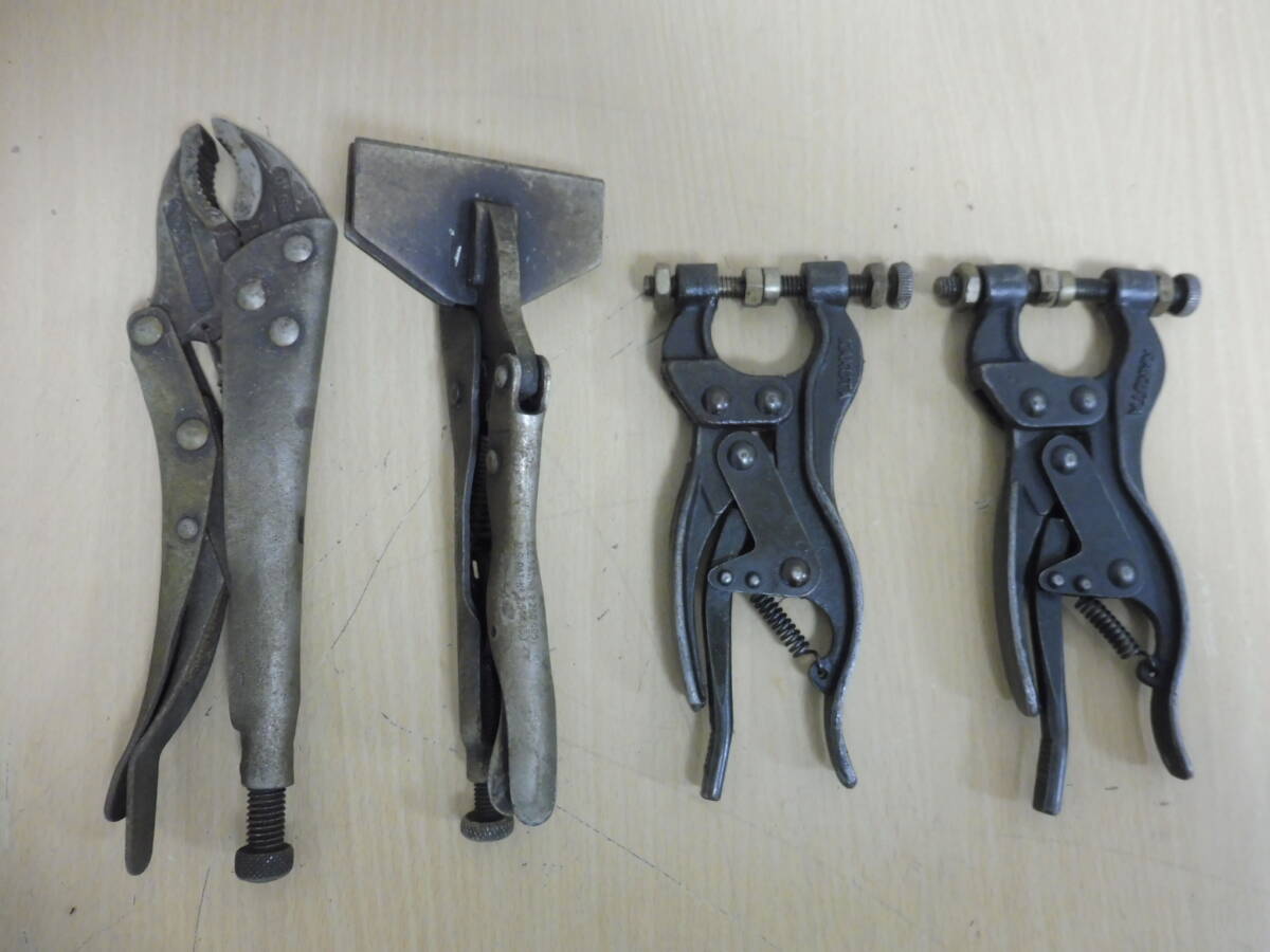 「T2B」まとめて4点 KAKUTA PAT.510514/VISE GRIP 他 トグルクランププライヤー グリッププライヤー 工具 大工道具