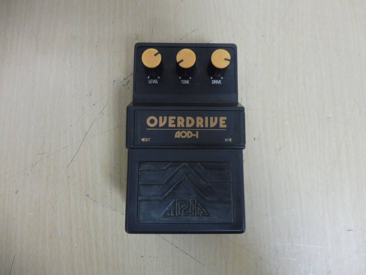 「T3C」② ARIA アリア OVERDRIVE オーバードライブ AOD-1 エフェクター 動作未確認 ジャンク