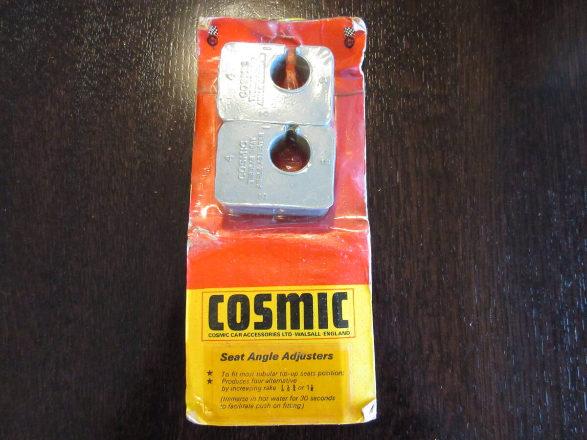 レア当時物未使用 COSMIC チューブラーシートアングルアジャスター コスミック BMC MINI LUCAS MG LOTUS ミニ AUSTIN FORD TRIUMPHバンプラ