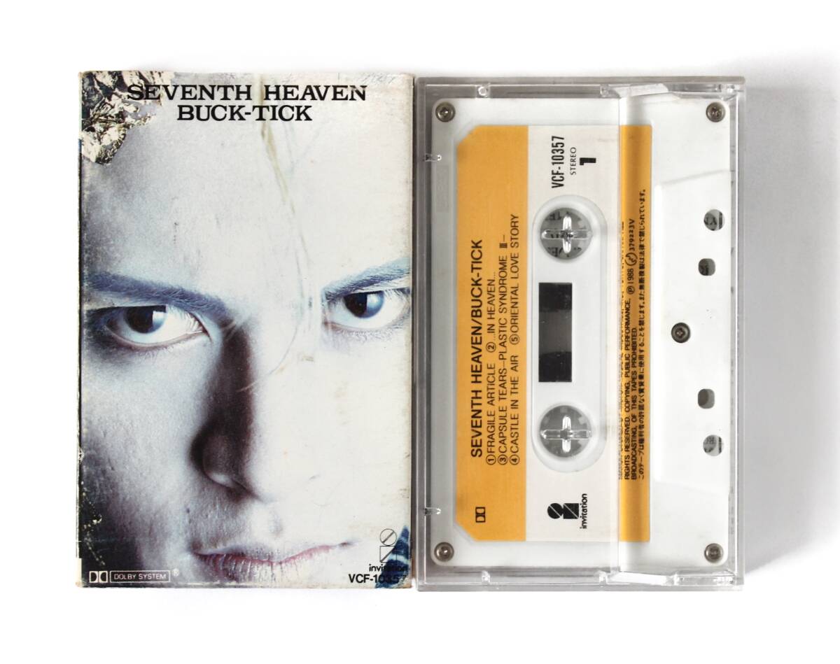 BUCK-TICK / SEVENTH HEAVEN カセットテープ 当時物 レア 1988年 オリジナル盤 VCF-10357 バクチク ビクター レトロ