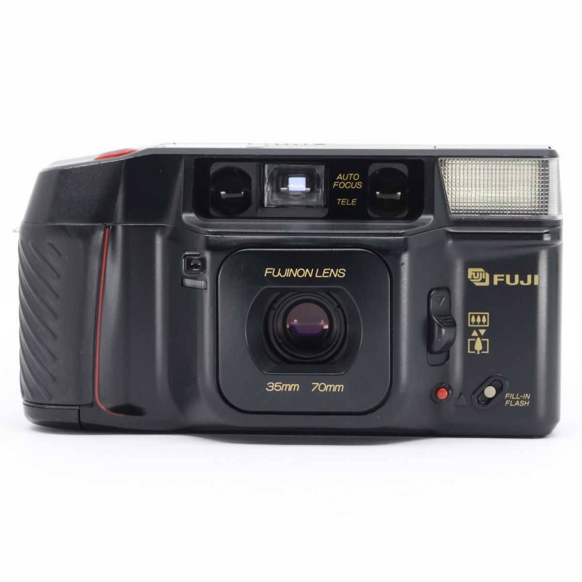 FUJI TELE CARDIA SUPER DATE フジ 富士フイルム テレ カルディア コンパクト フィルムカメラ 良品 完動 保証付｜B016