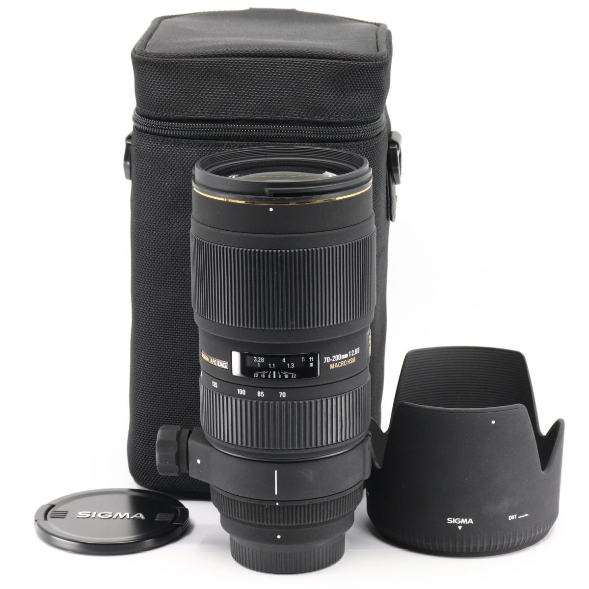 Sigma 70-200mm F2.8 II MACRO HSM APO DG Fマウント Nikon ニコン用 AF不良 良品｜D023