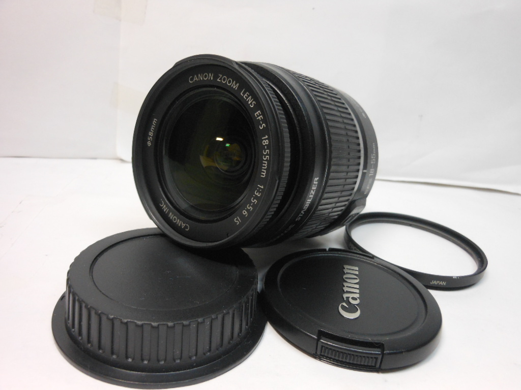 ☆希少美品☆キヤノン レンズ ＥＦーＳ　18-55ｍｍ Ｆ3.5-5.6 IS　 即日発送　手振れ補正付