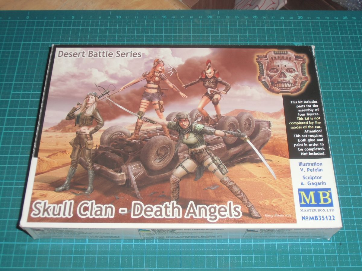 送料￥185~☆1/35　デスエンジェルス女性戦士4体 Desert Battleシリーズ ファンタジー　マスターボックス MASTERBOX MB35122　Death Angels