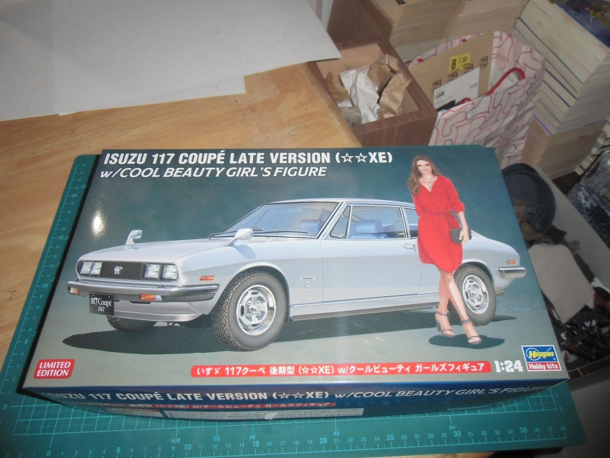 フィギュア欠品☆1/24　いすゞ117クーペ 後期型（☆☆XE）①　ハセガワ　