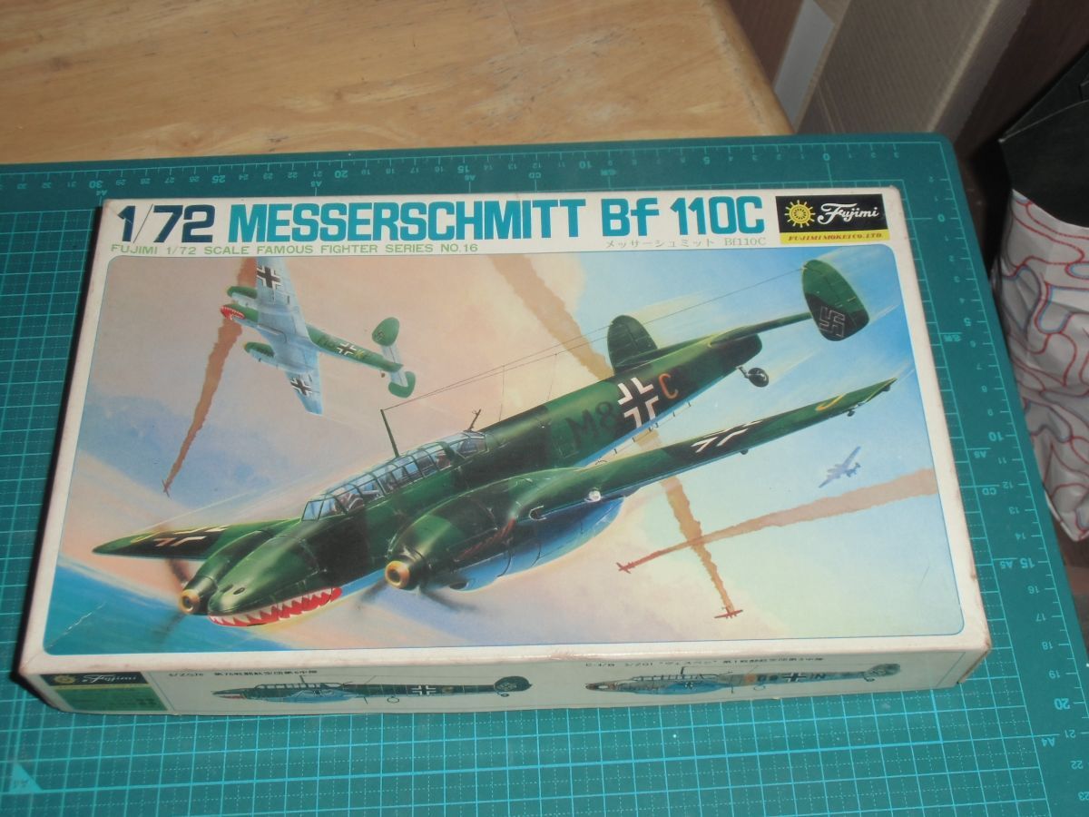 1/72　メッサーシュミット Bf 110C　フジミ　Messerschimtt