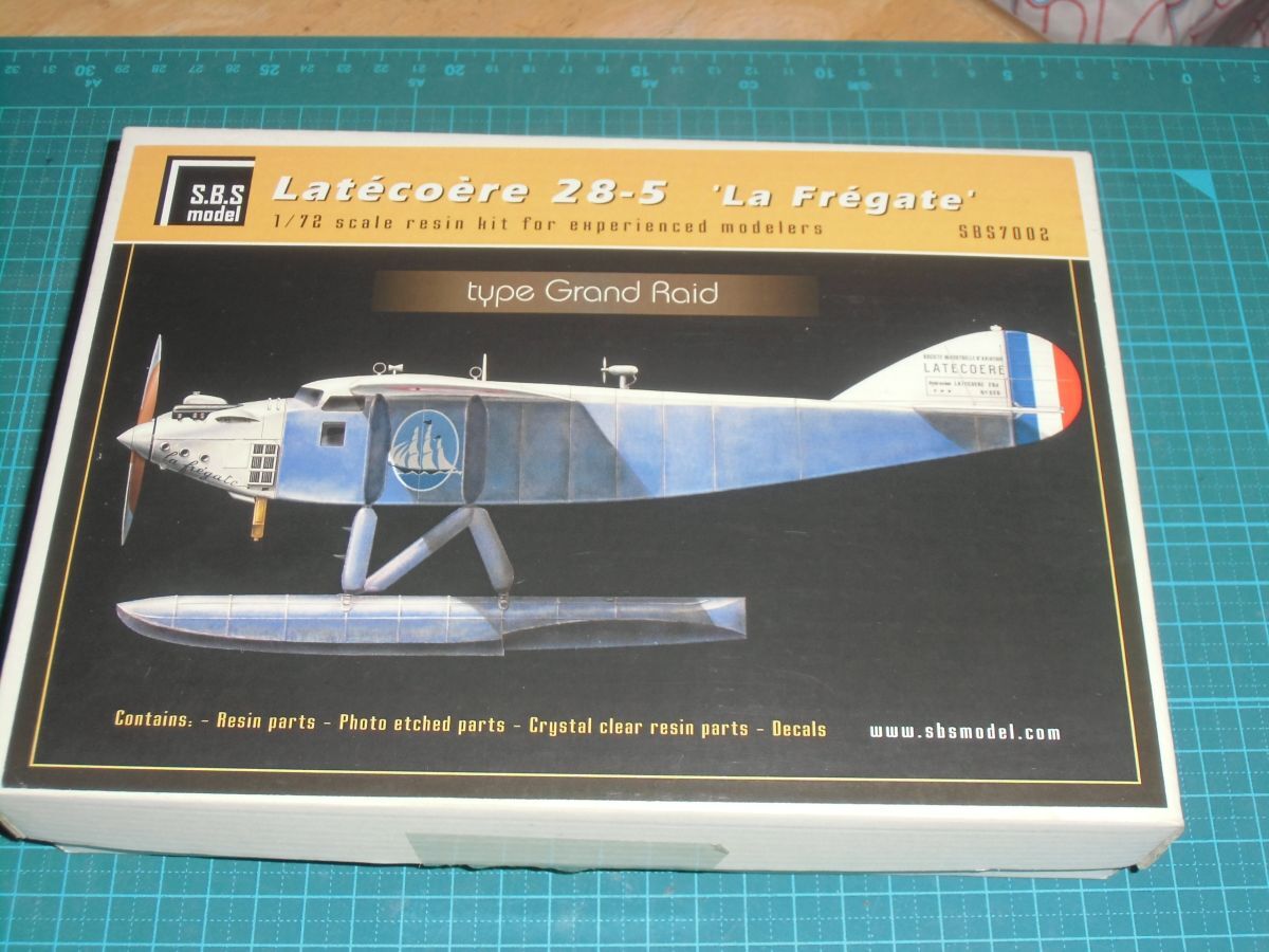 1/72　ラテコエール28-5 La Frgate　フランス航空郵便会社単発機/水上機　S.B.S model　SBS7002　レジンキット　Latcore