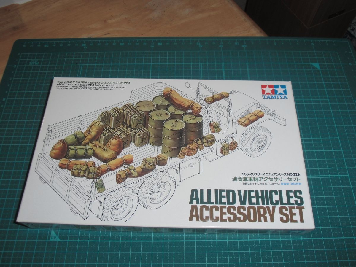 送料￥185~☆1/35　連合軍車輛アクセサリーセット　タミヤ　MM-229
