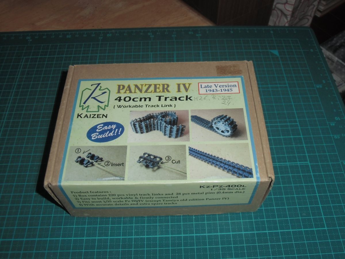 1/35　IV号戦車（Panzer IV）後期型用 40cm幅履帯 キャタピラ　KAIZEN/J－Pak Workshop　PANZER Ⅳ 40cm Track Late Version 1943-1945