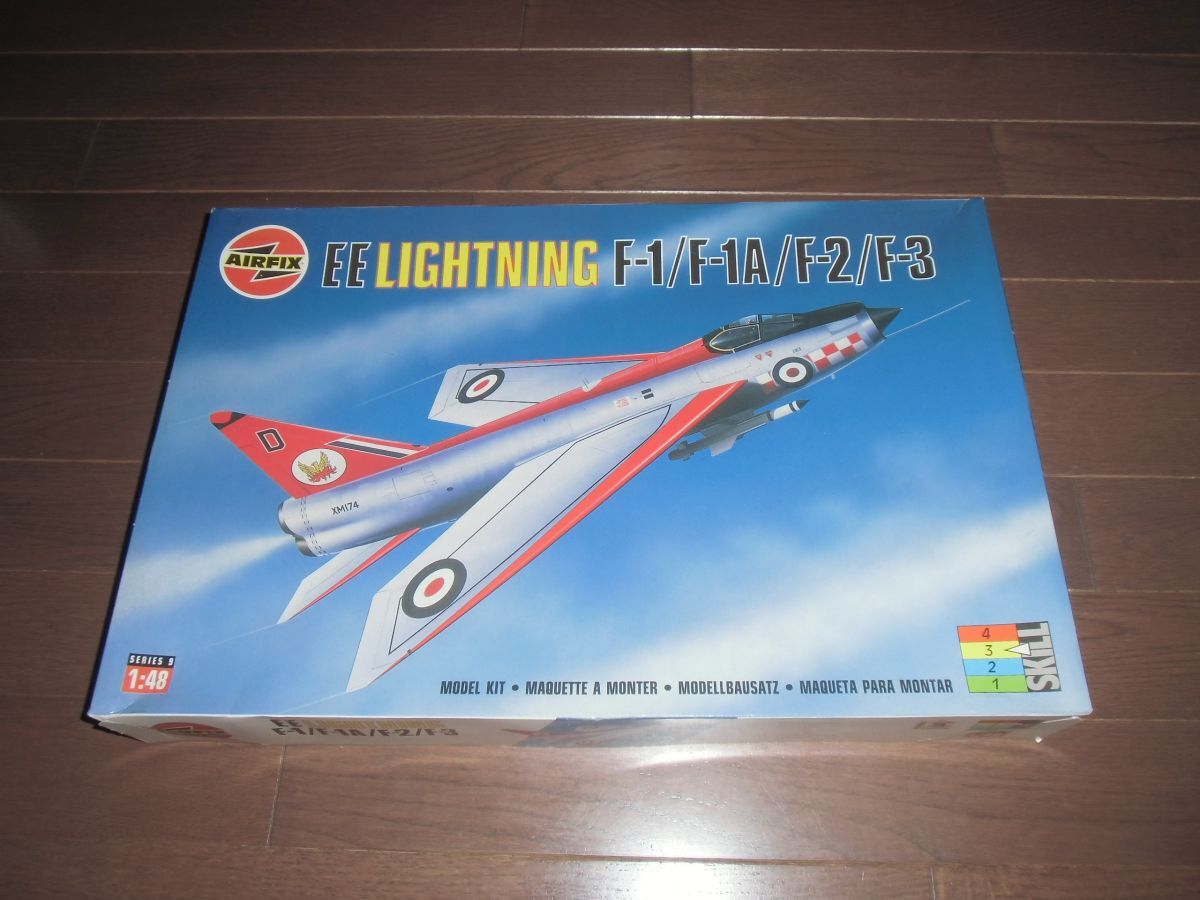 大型キット☆1/48　イングリッシュ エレクトリック ライトニング F.1/F.1A/F.2/F.3 超音速迎撃戦闘機　エアフィックス AIRFIX LIGHTNING