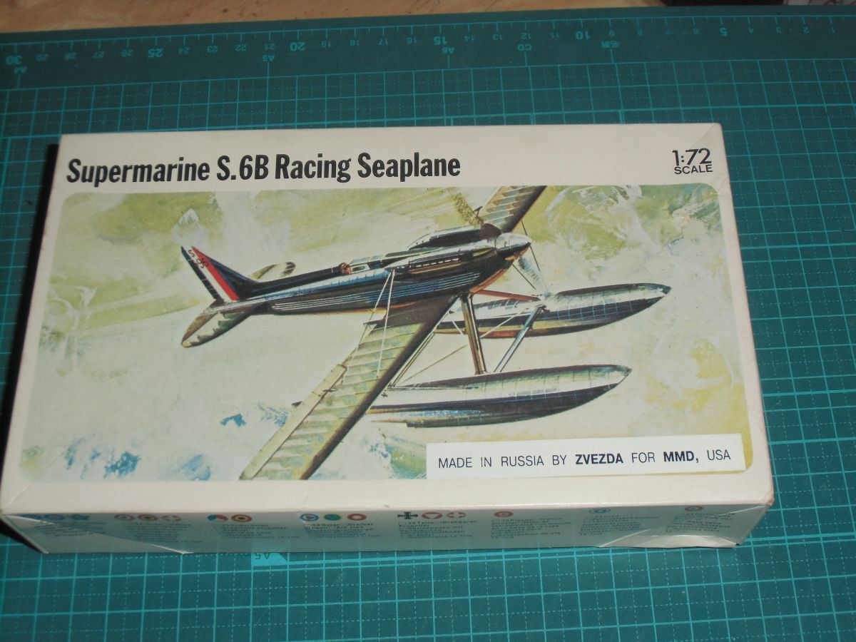 1/72　スーパーマリン S.6B レーシング・シープレーン 高速レース用水上機　①　ズベズダ ZVEZDA/MMD　Supermarine S.6B Racing Seaplane