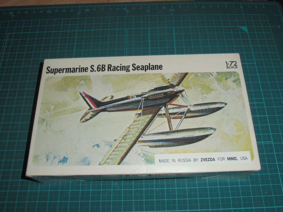 1/72　スーパーマリン S.6B レーシング・シープレーン 高速レース用水上機　②　ズベズダ ZVEZDA/MMD　Supermarine S.6B Racing Seaplane