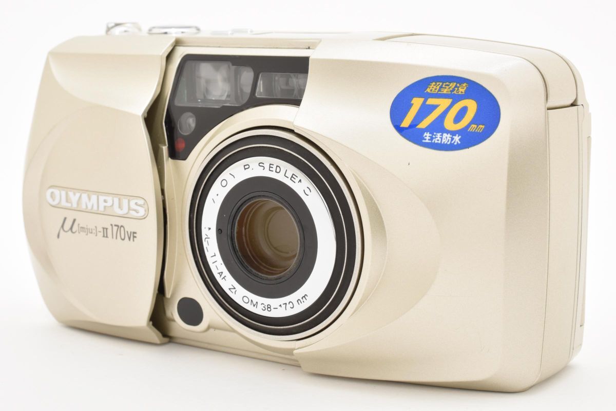 ★良品★ OLYMPUS オリンパス μ-II 170VF ビジュアルファインダー コンパクトフィルムカメラ #759W0621042