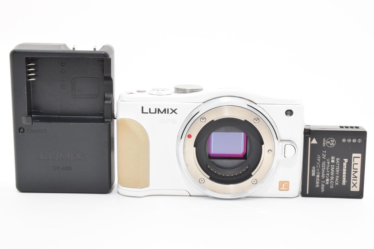 ★良品★ Panasonic パナソニック LUMIX DMC-GF6 ホワイト #761W0688041