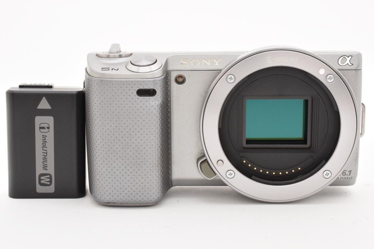 ★Sony ソニー α NEX-5N ボディ シルバー #764W0666041
