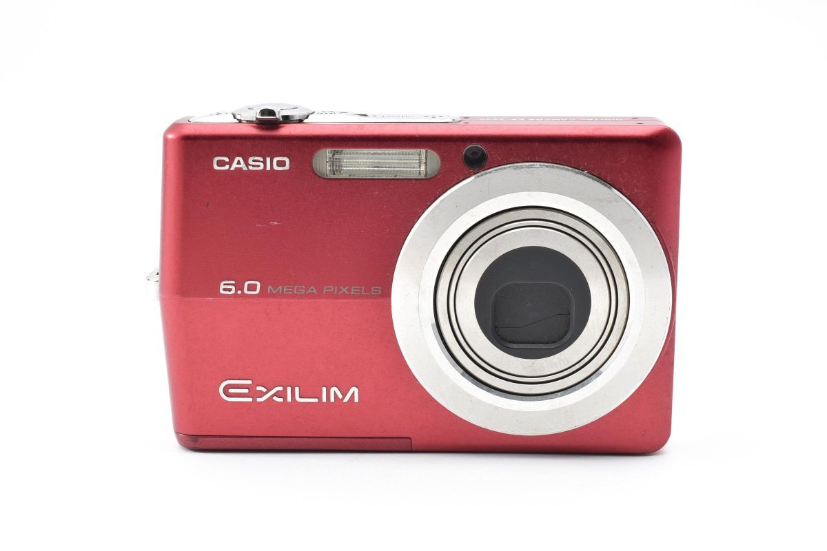 ★CASIO カシオ EX-Z600 コンパクトデジタルカメラ コンデジ デジカメ レッド #794W063373