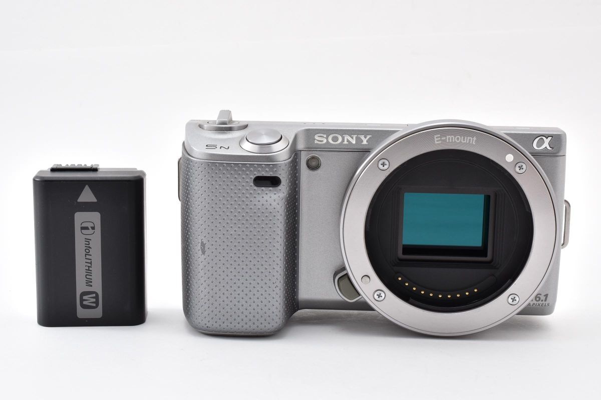 ★良品★《ショット数2,789回 》Sony ソニー α NEX-5N ボディ シルバー #815W0633551