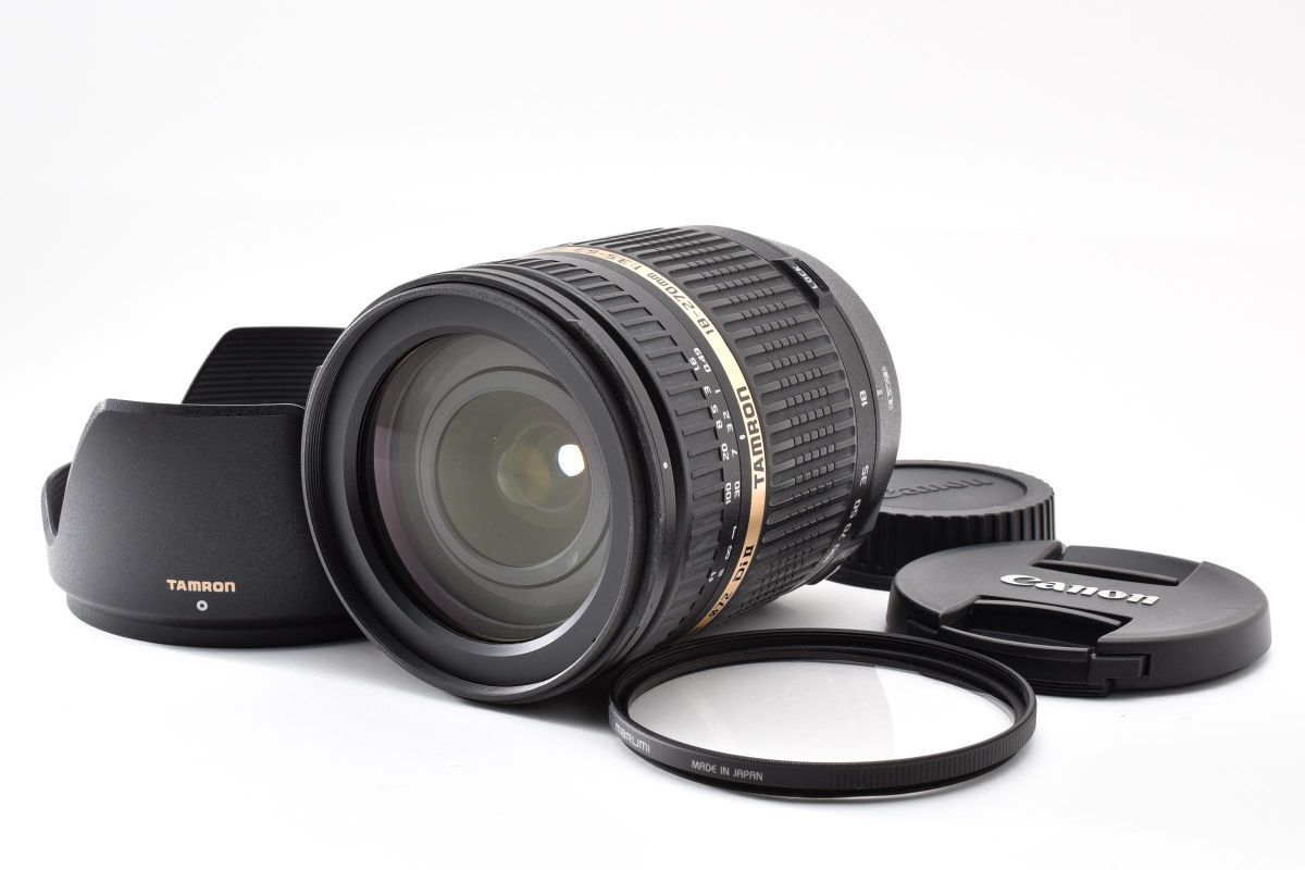 ★良品★ Tamron タムロン AF18-270mm F3.5-6.3 Di II VCキヤノン用 Canon Model B003E #817W0689011