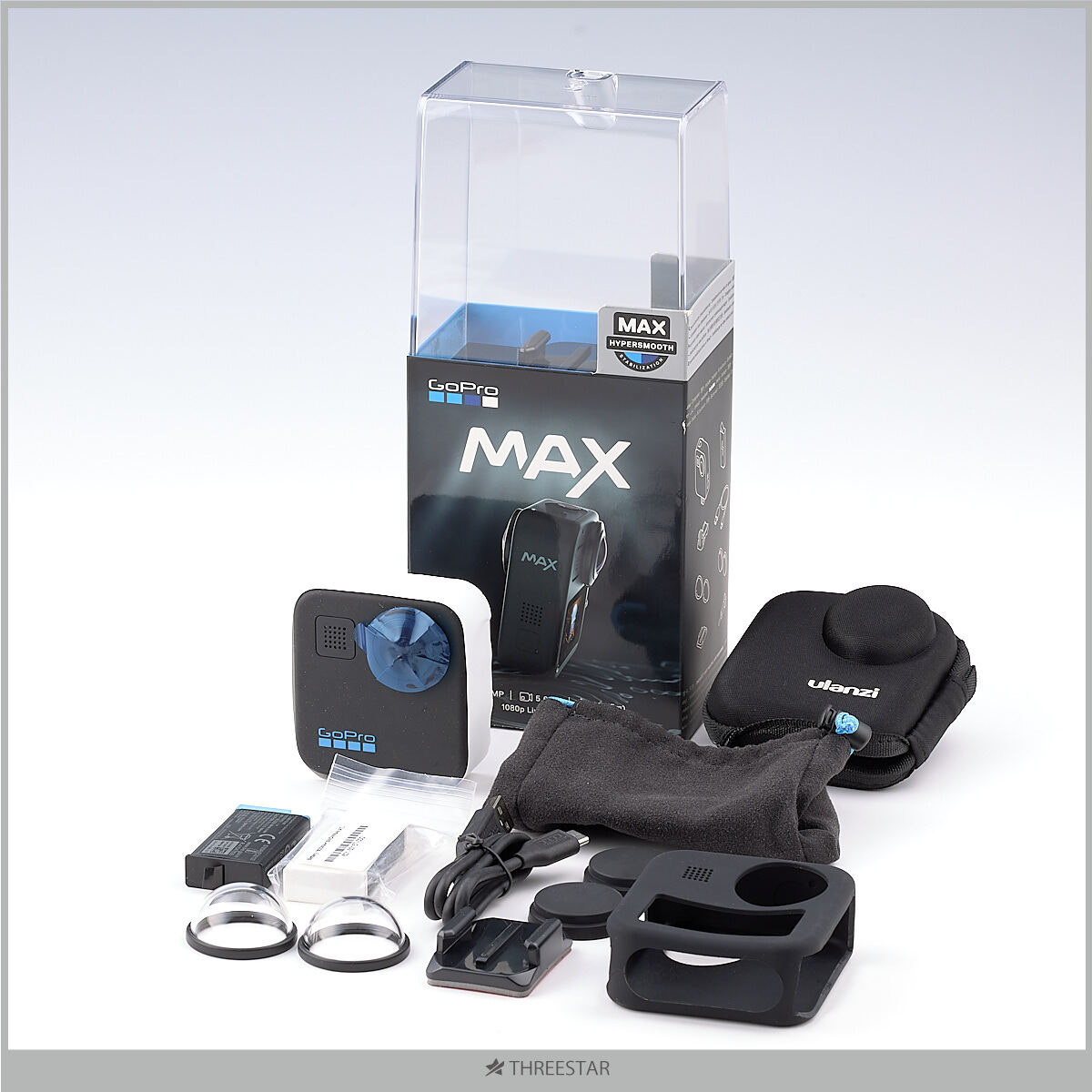 GoPro MAX 未使用 バッテリー アクションカメラ デュアルレンズ 5.6K 360度撮影