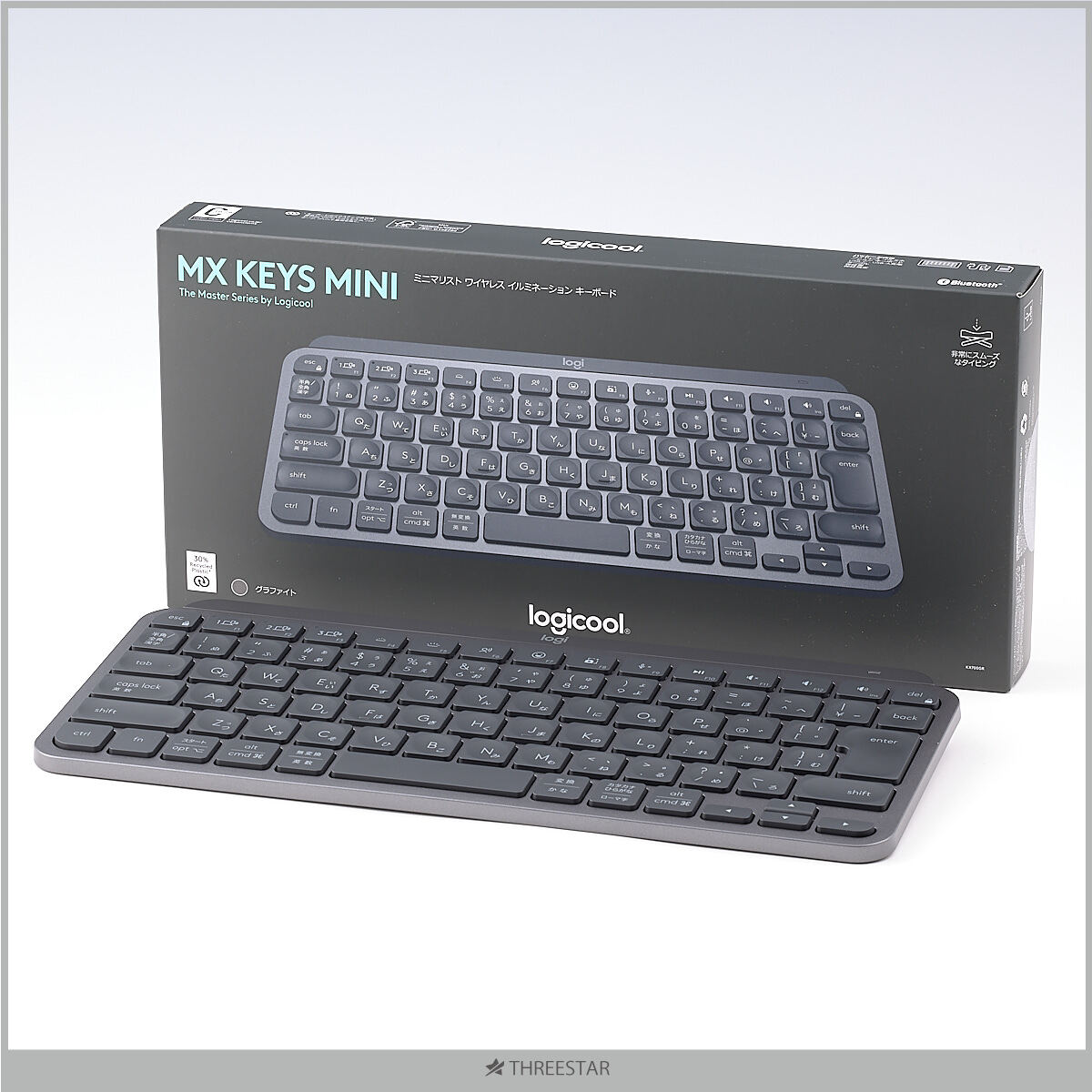 Logitech ロジクール MX KEYS mini KX700GR キーボード グラファイト 充電式 【1】