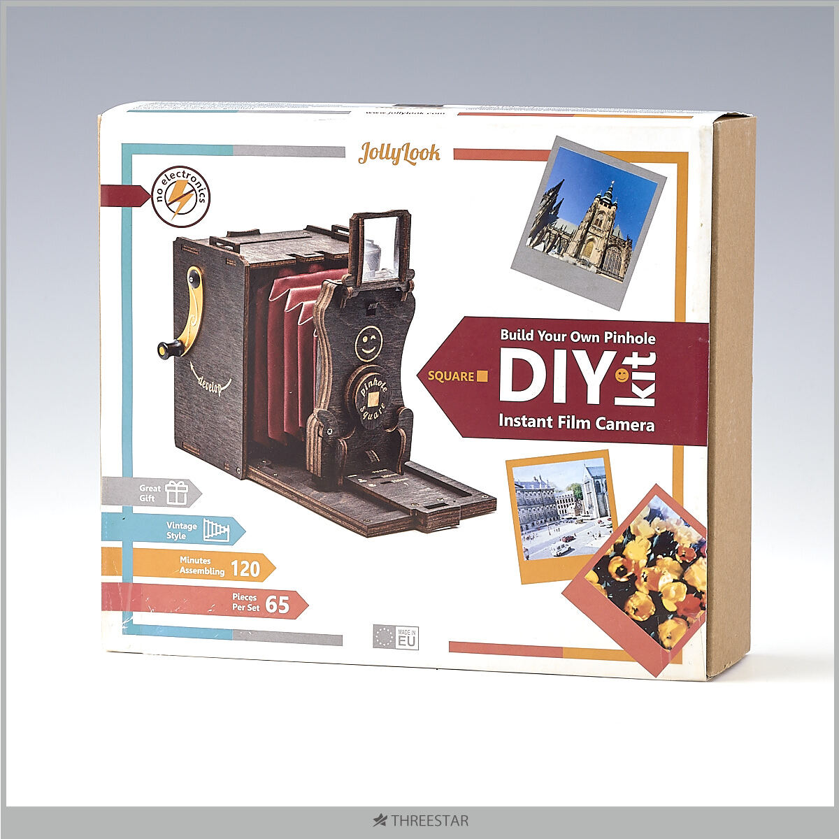 Jollylook DIY Pinhole Instant Film Camera ピンホール ミニ インスタント フィルム カメラ構築セット