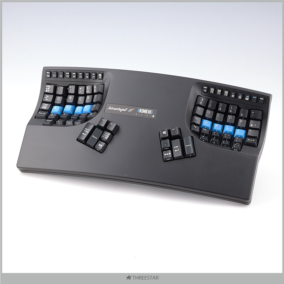 KINESIS Advantage2 LF KB600LFQ-JP キネシス 日本語キーボード 赤軸 エルゴノミクスキーボード