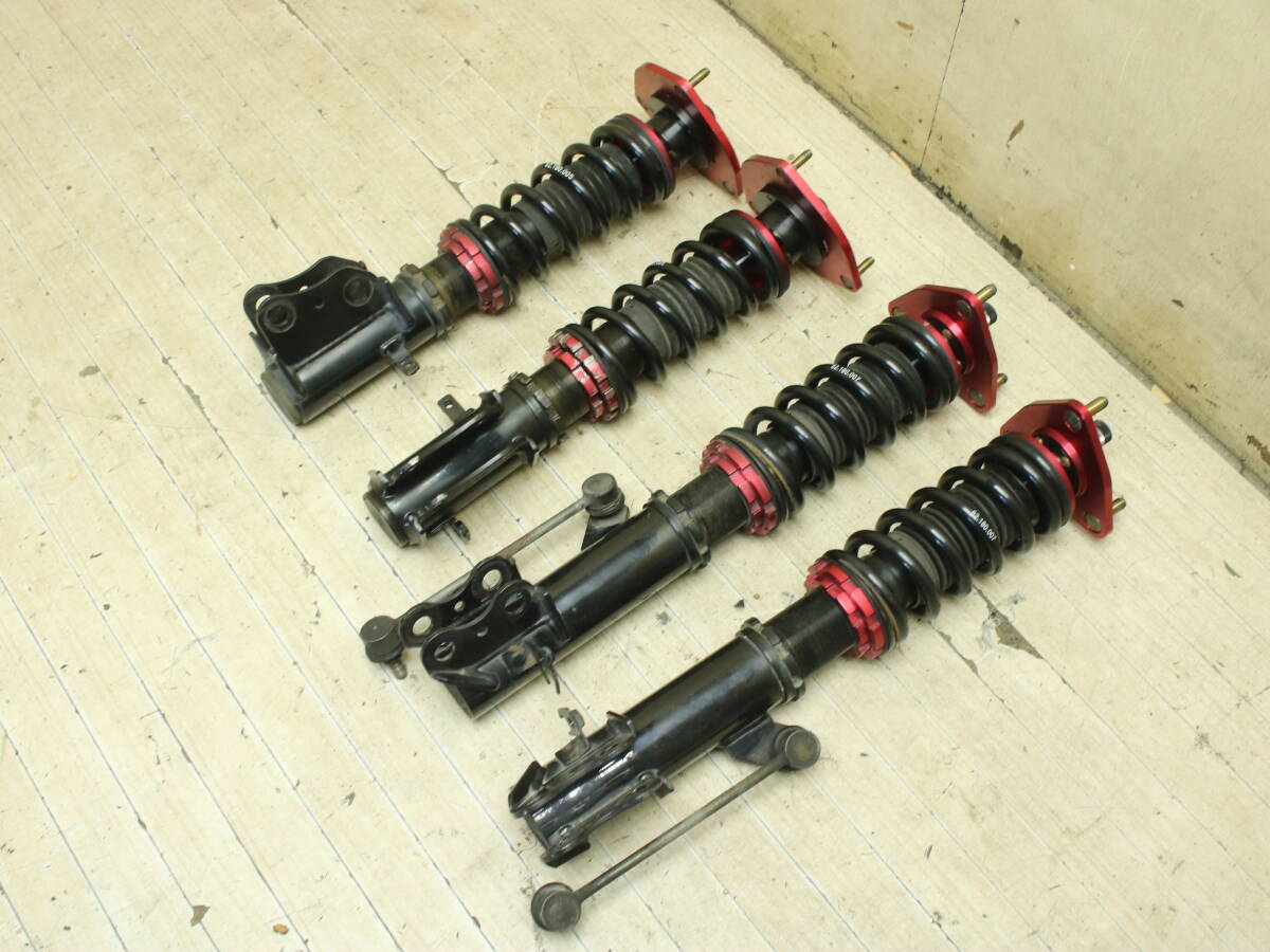 送料無料 (沖縄/離島除く) MR-S MRS ZZW30 ラルグス LARGUS 全長調整式 サスペンション キット フルタップ 車高調 減衰力調整