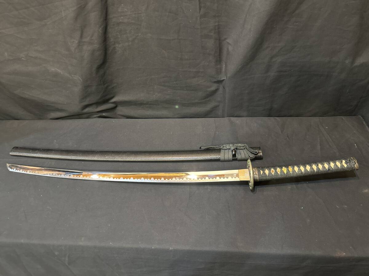 模造刀 　居合刀 龍紋鍔　日本刀 拵 太刀 打刀 全長105cm