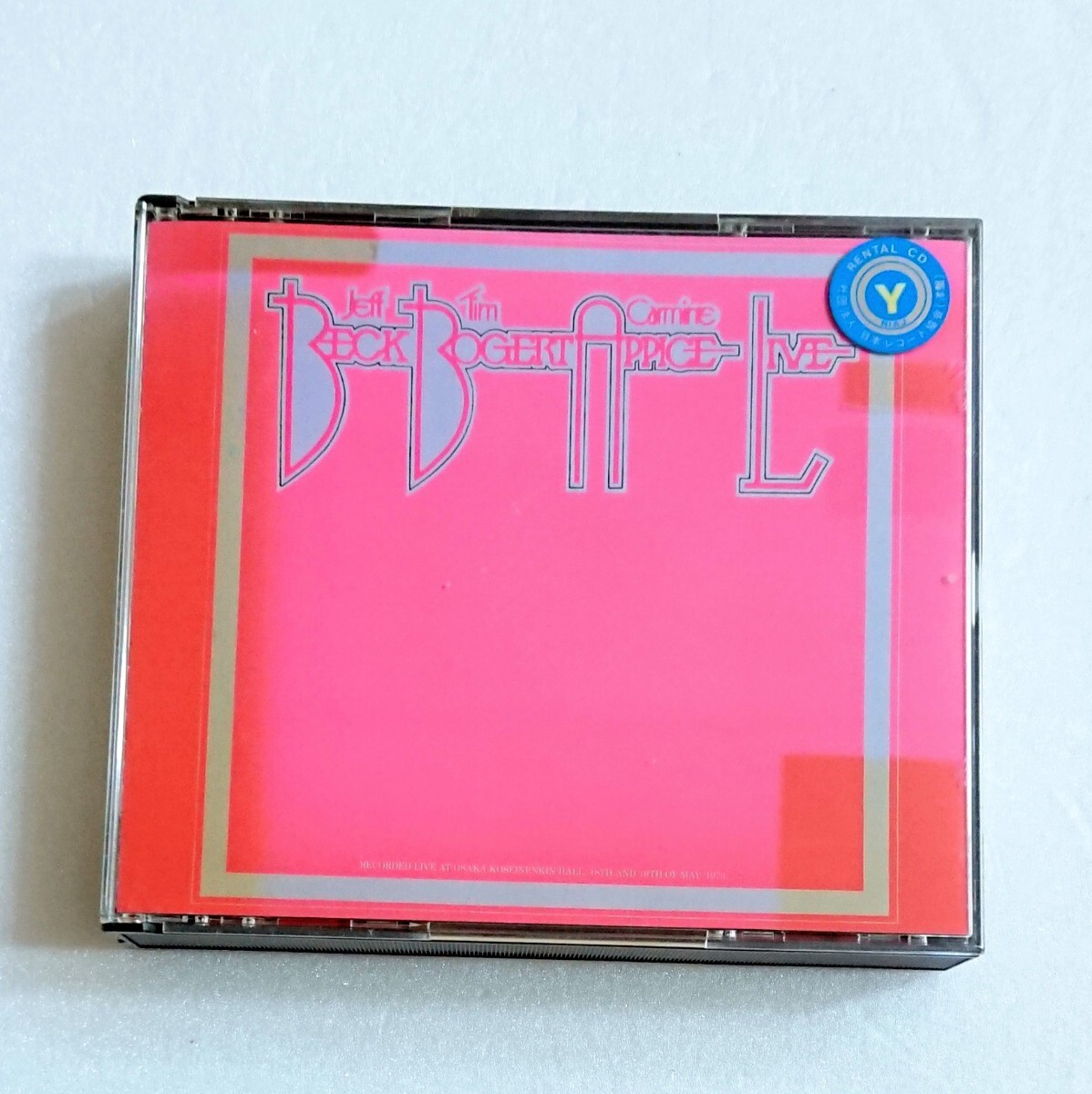 ベック・ボガート&アピス／ライヴ・イン・ジャパン1973 CD 2枚組