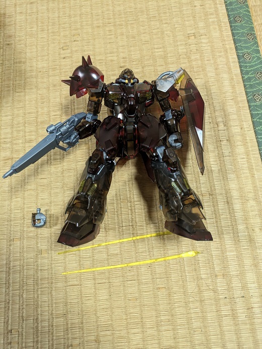 プラモデル　ガンダム　ガンプラ　HG 　メッサ―　クリア　限定　武器　ジャンク　完成品　 [送料無料]