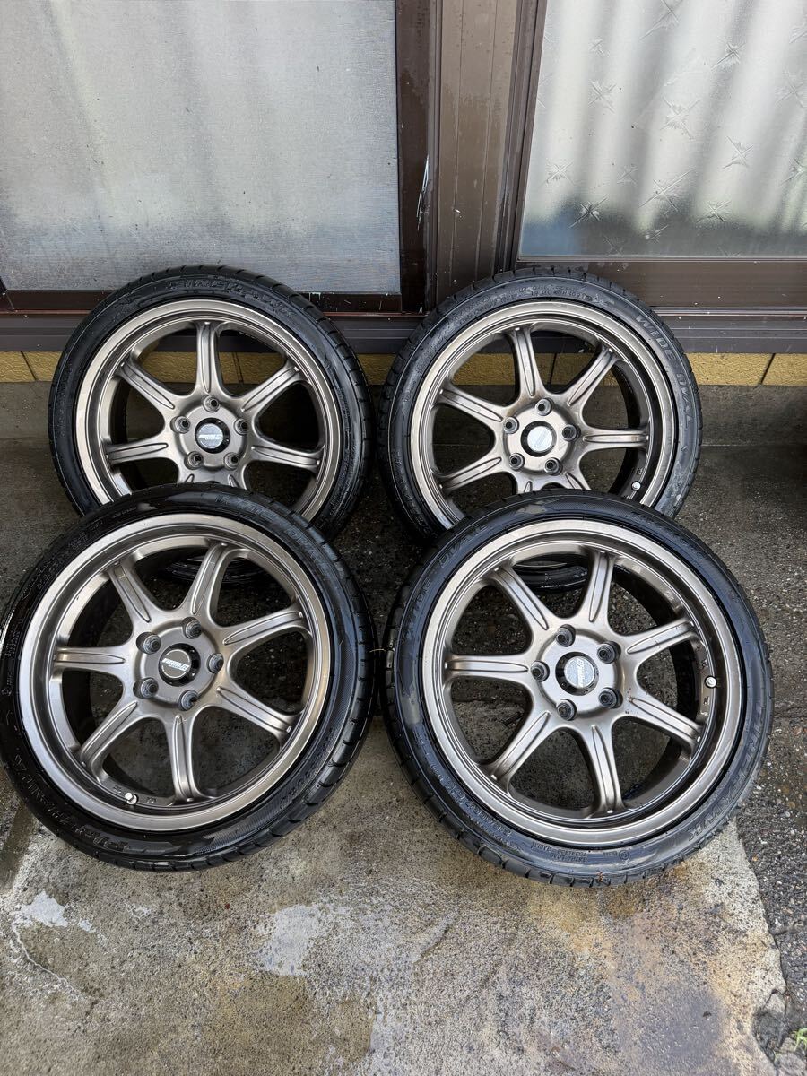 FINAL SPEED PCD100 スイフト215/40R17 タイヤアルミセット