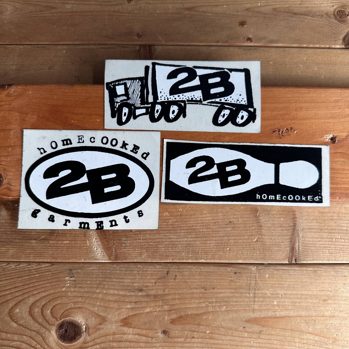 2B / HOME ECOOK ED デカール 3枚SET NEW OLD STOCK RETRO BMX 90s
