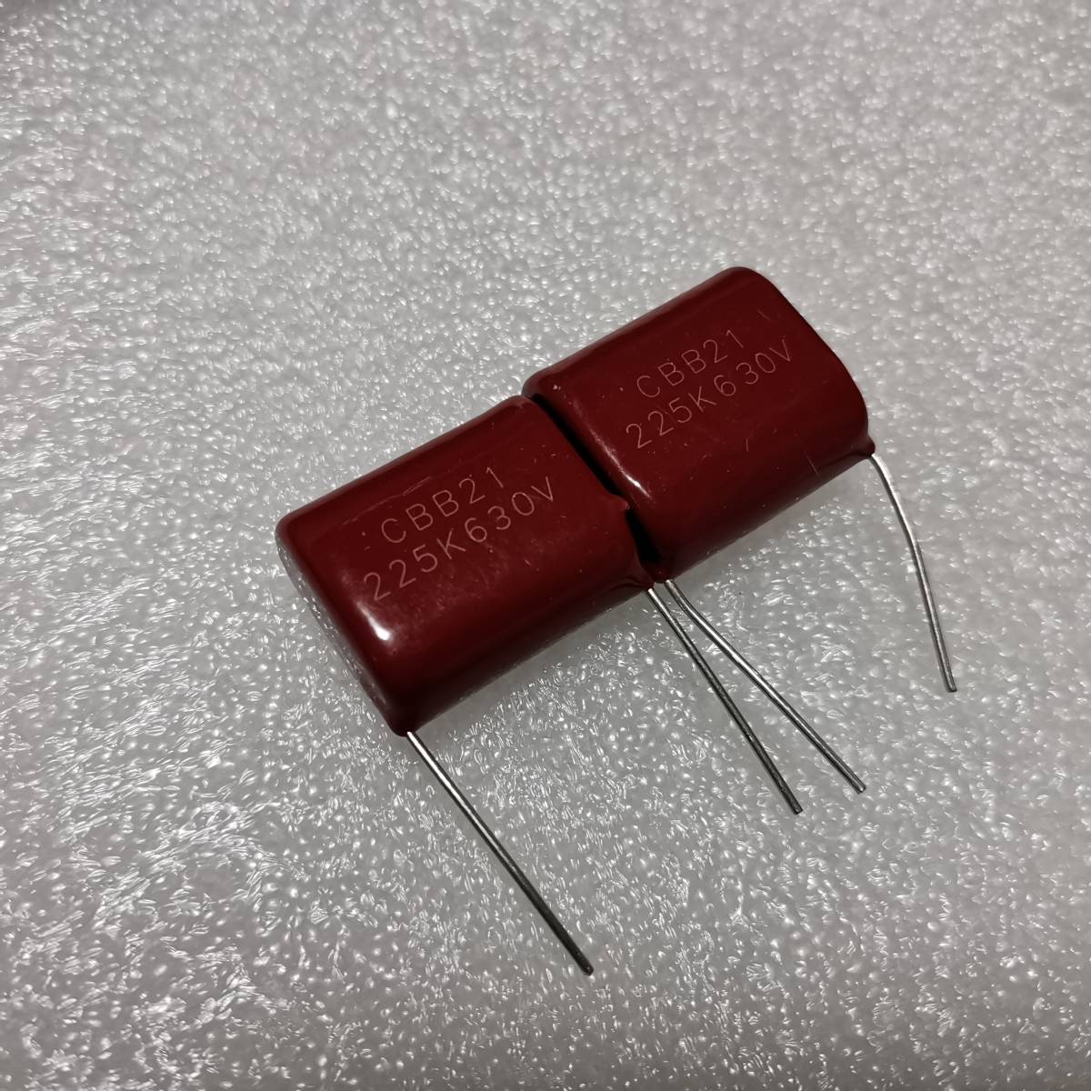 CBB21 金属化ポリプロピレンフィルムコンデンサ 2.2uF 630V B級品 2個セット