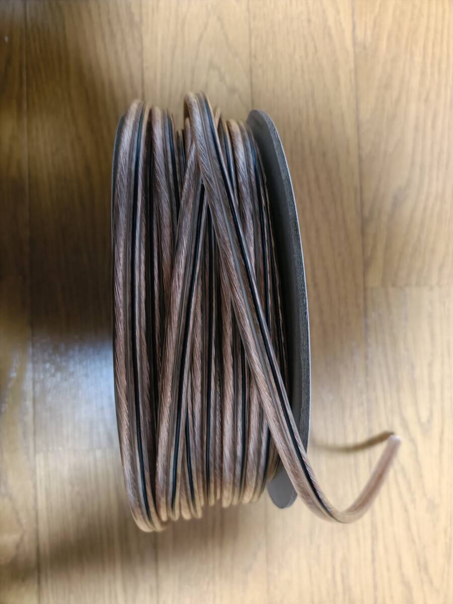 14ゲージ CCAW 銅クラッドアルミ線 オーディオ スピーカーケーブル ダブルコード 30m
