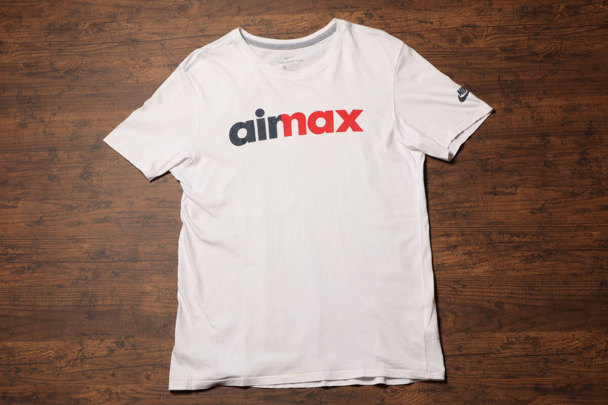 NIKE airmax　 ナイキ　エアマックス　Tシャツ　Mサイズ　白　古着