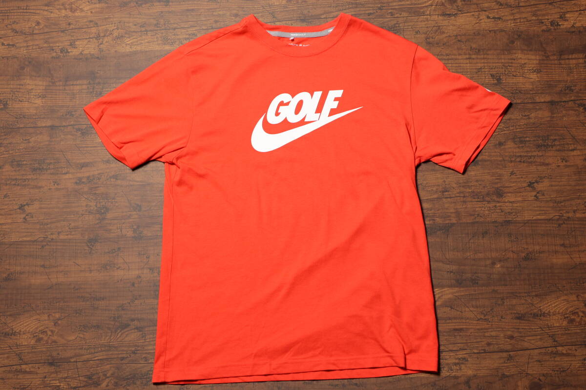 NIKE GOLF ナイキゴルフ　Tシャツ　Mサイズ　古着　赤