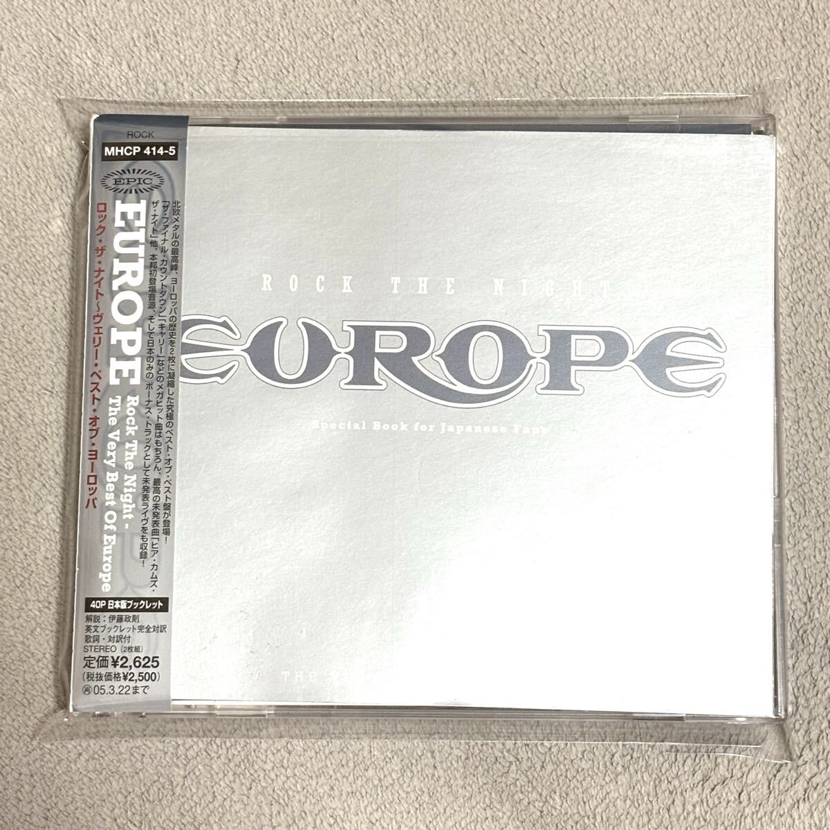 EUROPE ヨーロッパ Rock The Night: The Very Best Of Europe 2枚組CD